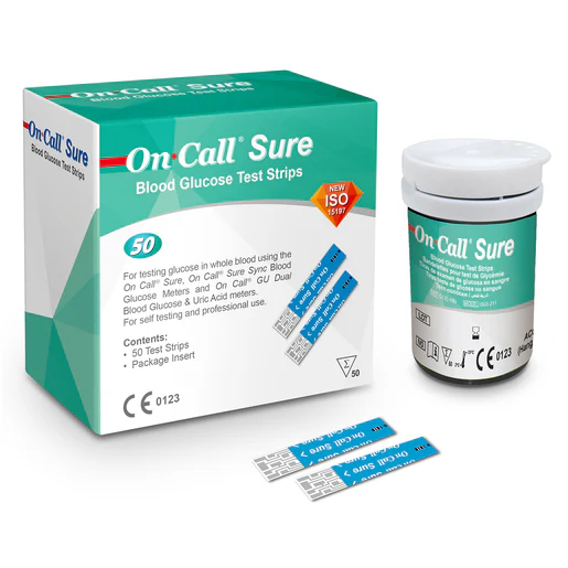Que thử đường huyết [On Call® Sure Blood Glucose Test Strips]