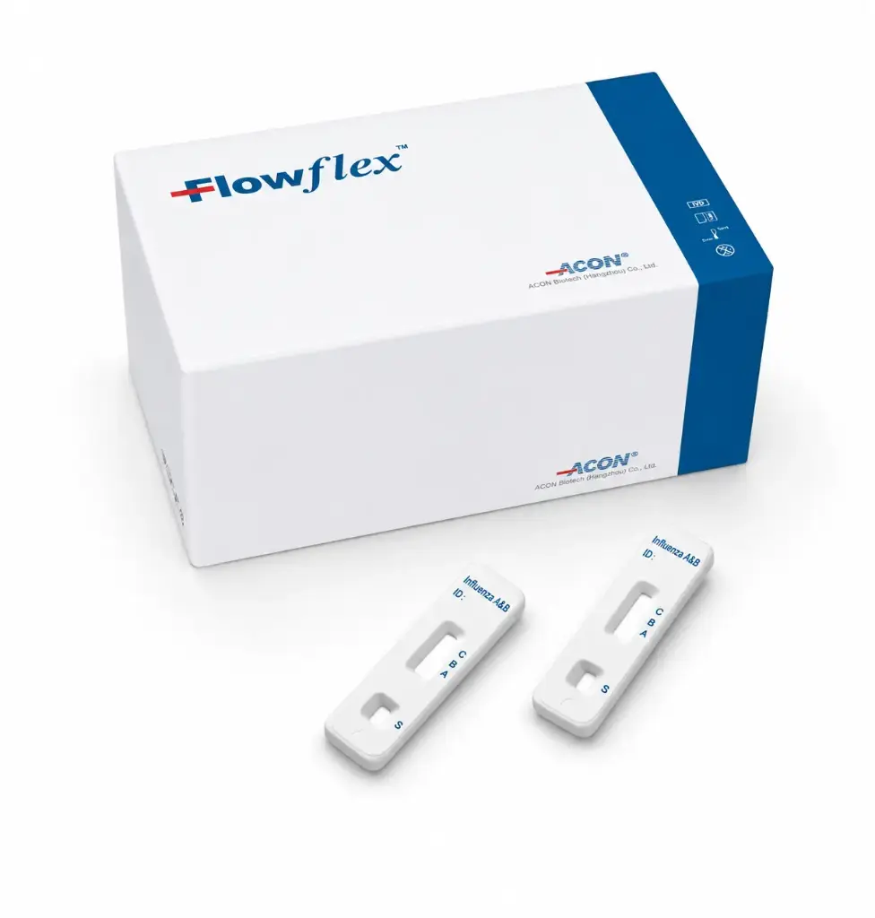 Khay thử xét nghiệm định tính kháng nguyên Influenza A, Influenza B [Flowflex™ Influenza A/B Rapid Test]