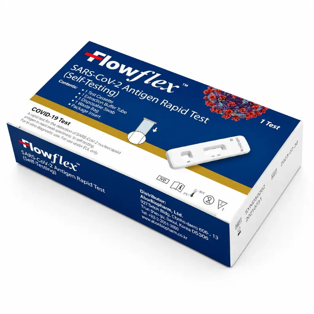 Khay thử xét nghiệm định tính kháng nguyên SARS-CoV-2 [FlowFlex™ SARS-CoV-2 Antigen Rapid Test (Self-Testing)]