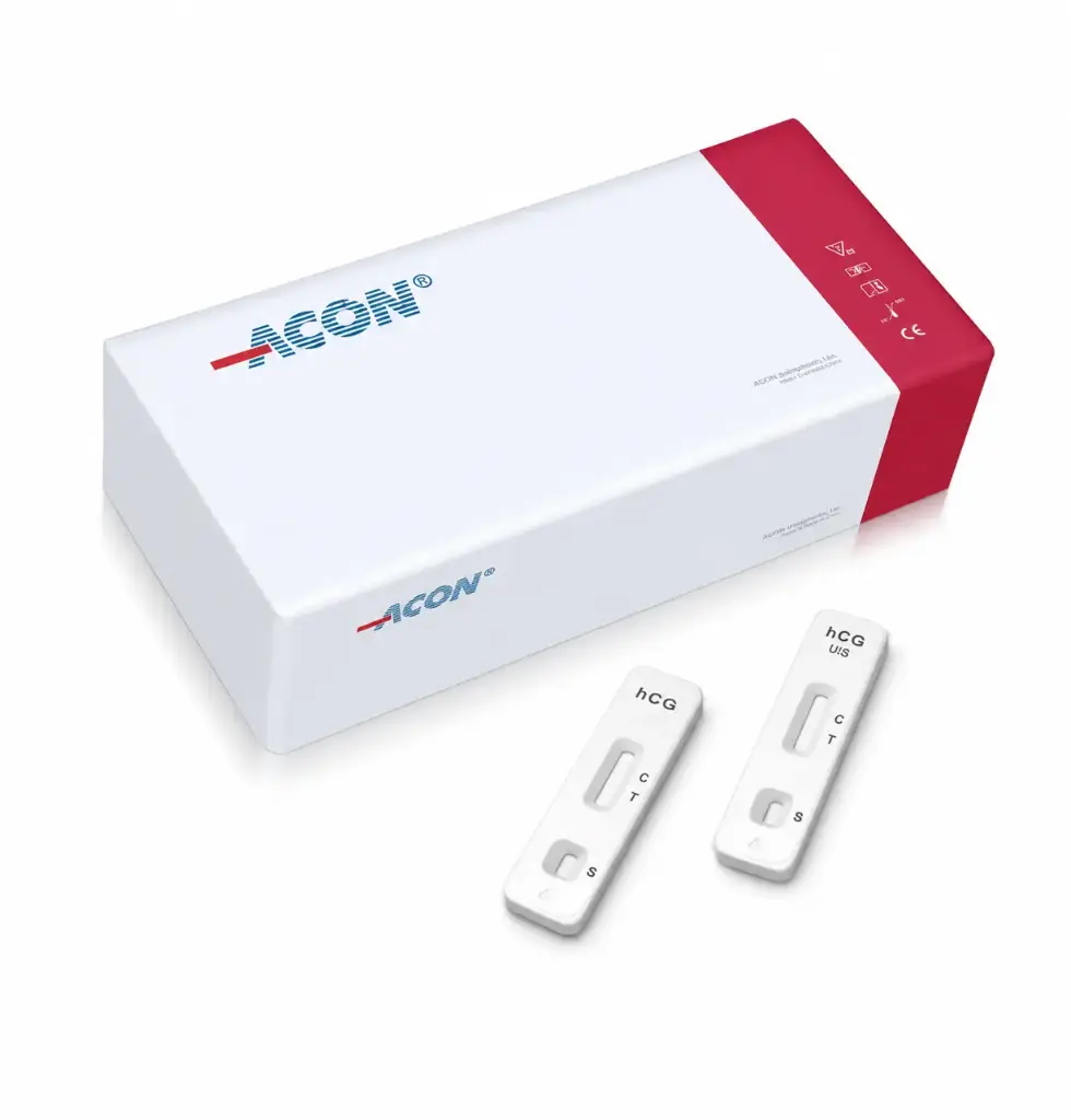 Que thử phát hiện định tính hCG [ACON® hCG Pregnancy Rapid Test Strip (Urine)]