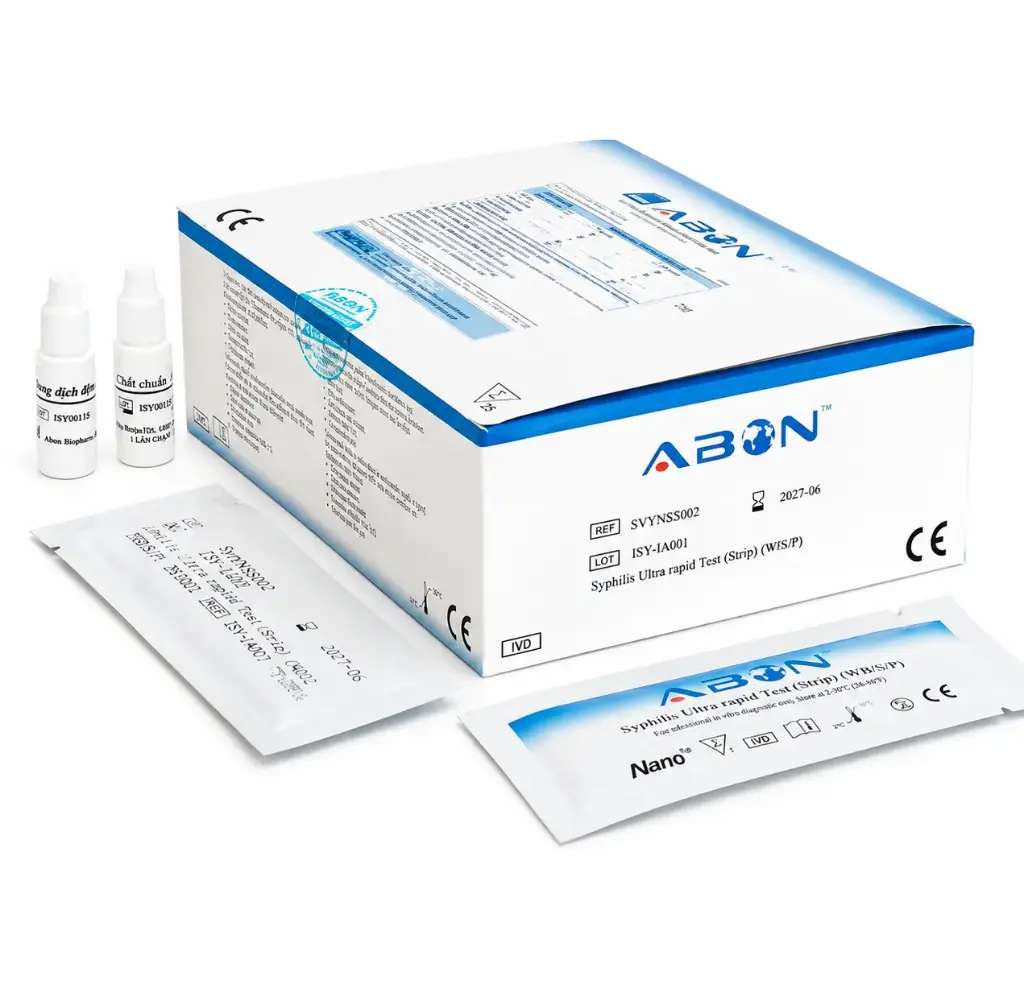 Que thử xét nghiệm định tính kháng thể kháng Syphilis [ABON™ Syphilis Ultra Rapid Test]