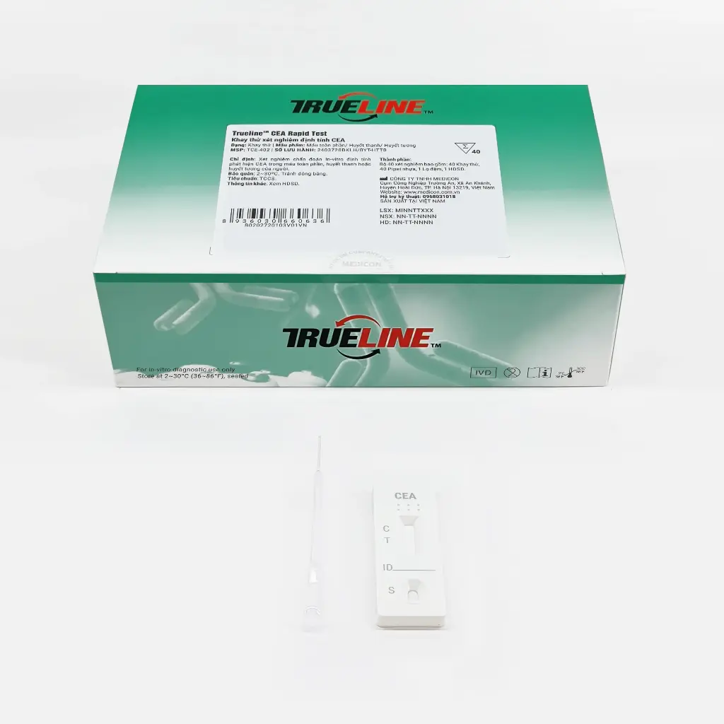 Khay thử xét nghiệm định tính CEA [Trueline™ CEA Rapid Test]
