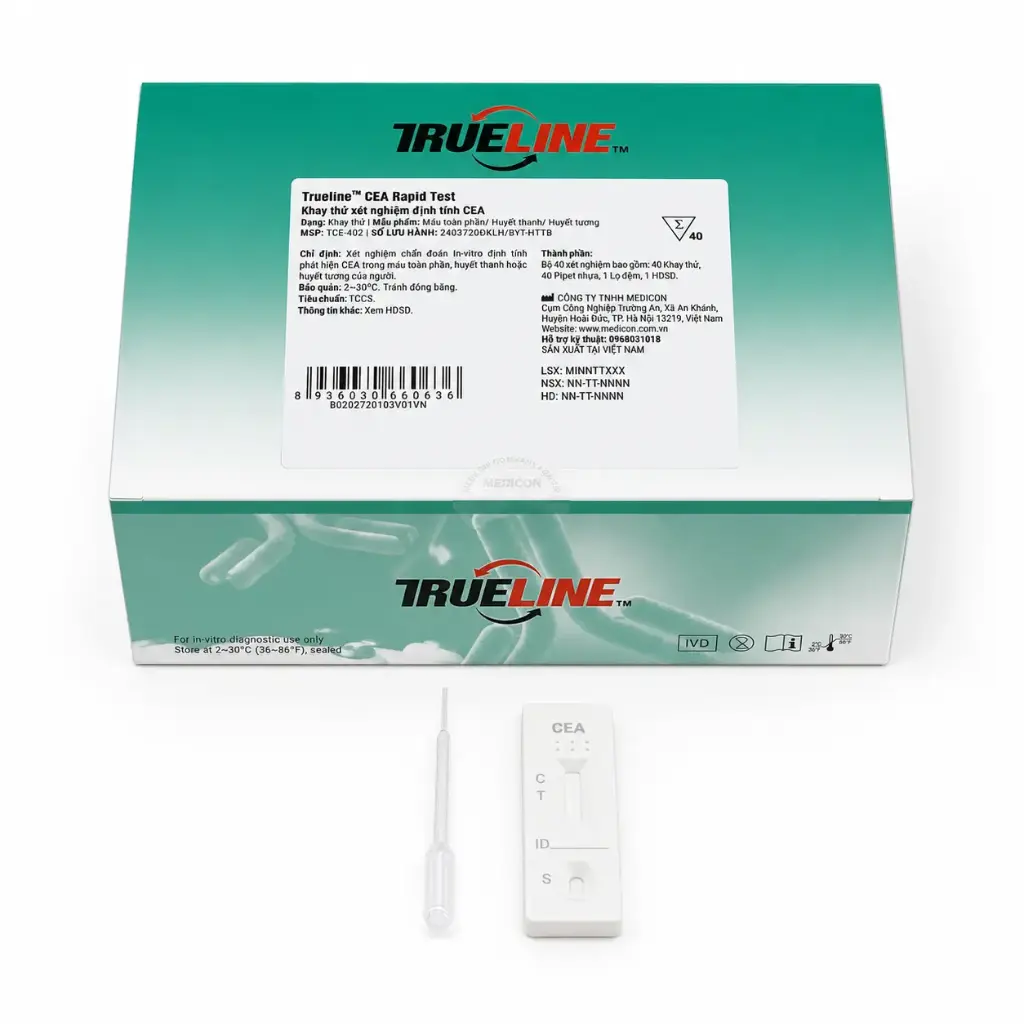 Khay thử xét nghiệm định tính CEA [Trueline™ CEA Rapid Test]