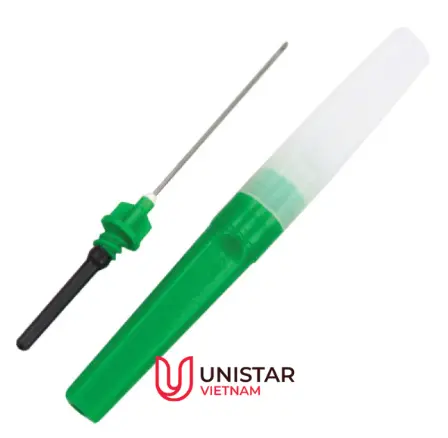 Kim lấy máu chân không loại hai đầu đốc đục [KDL® Blood- Collecting Needles (Pen type)]