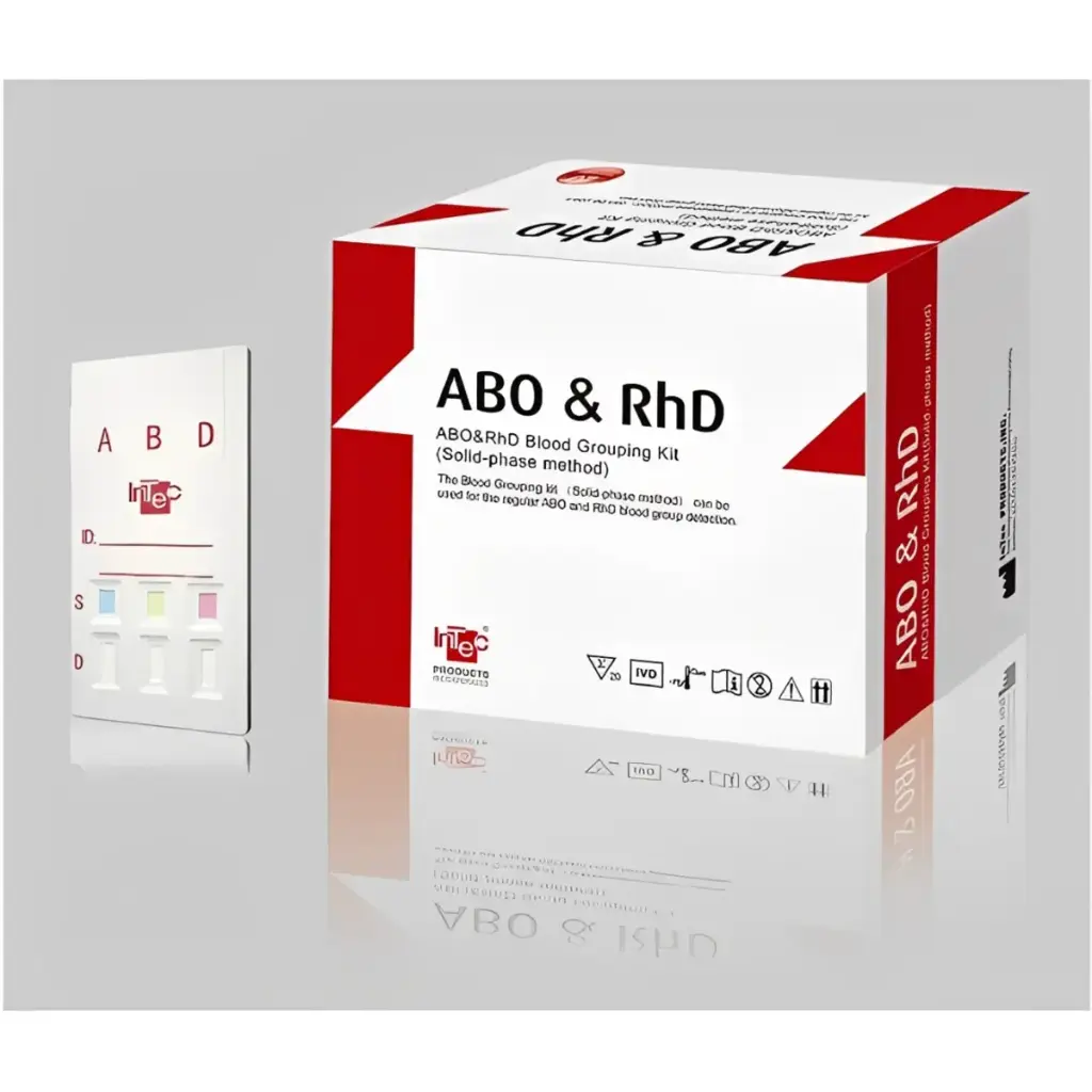 Khay thử xét nghiệm định tính hệ nhóm máu ABO và RhD [Advanced Quality™ ABO & RhD Blood Grouping Kit (Solid-phase method)]