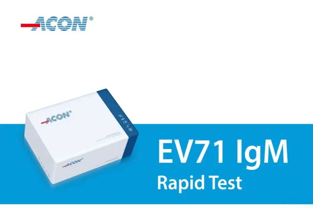 Khay thử xét nghiệm định tính kháng thể IgM kháng Enterovirus 71 [Flowflex™ EV71 IgM Rapid Test]
