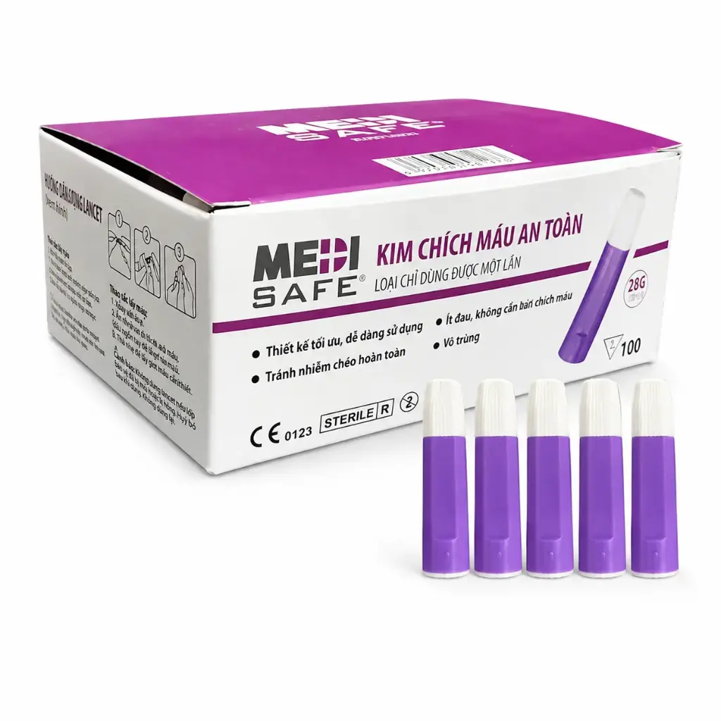 Kim chích máu an toàn [Medisafe® Safety Lancet]
