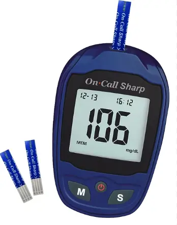 Máy đo đường huyết [On Call® Sharp Blood Glucose Meter] (Hộp 1)