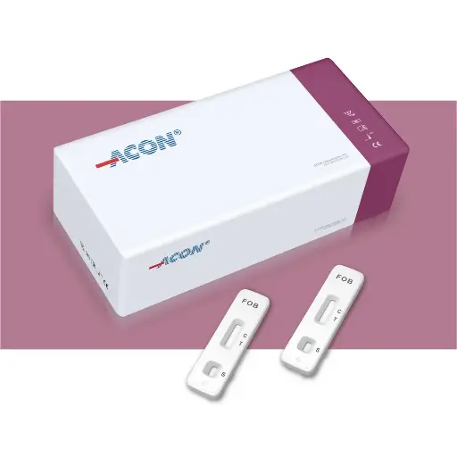 [L031-30121] Khay thử xét nghiệm định tính FOB [ACON® Fecal Occult Blood Rapid Test Cassette (Feces)] (Hộp 25)