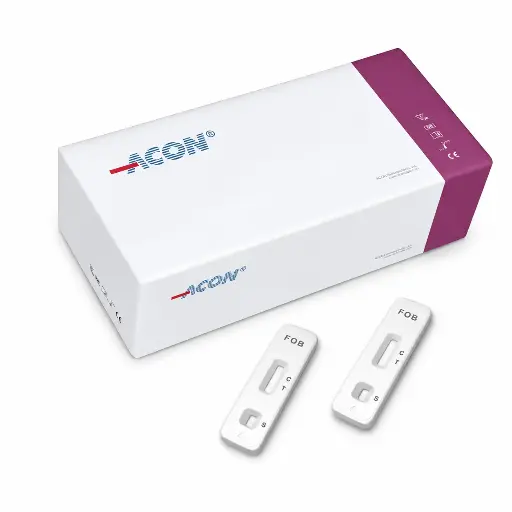 [L031-30121] Khay thử xét nghiệm định tính FOB [ACON® Fecal Occult Blood Rapid Test Cassette (Feces)] (Hộp 25)