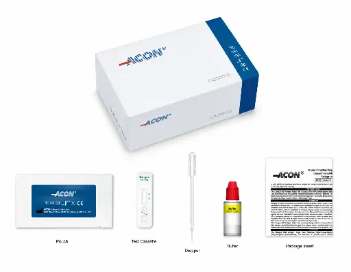 [L031-11211] Khay thử xét nghiệm định tính kháng nguyên Dengue NS1 [ACON® Dengue NS1 Antigen Rapid Test Cassette (Serum/Plasma/Whole Blood)] (Hộp 25)