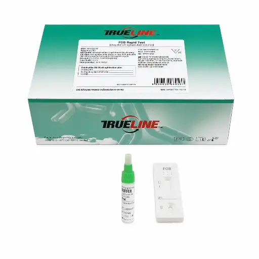 [TFO-602] Khay thử xét nghiệm định tính máu ẩn trong phân [Trueline™ FOB Rapid Test] (Hộp 25)