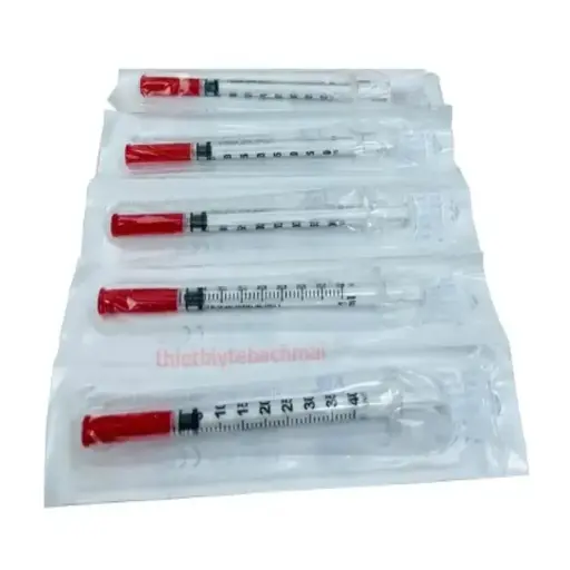Bơm kim tiêm Insulin [KDL® Sterile Syringes for Insulin for Single Use] (Hộp 100)