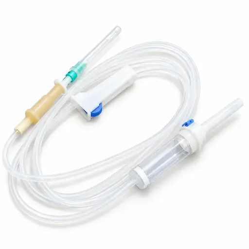 Bộ dây truyền dịch [Medisafe® Disposable infusion set with needle] (Túi 25)