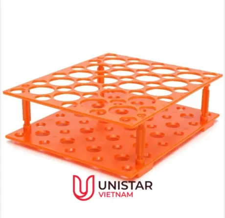 [HSRC15] Giá đựng ống ly tâm loại 15ml và 50ml [Medisafe® Rack for centrifuge tube, for 15ml/50ml] (Túi 1)