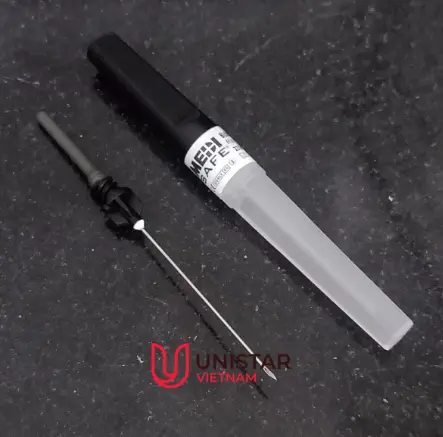 Kim lấy máu chân không loại hai đầu đốc đục [KDL® Blood- Collecting Needles (Pen type)] (Hộp 100)