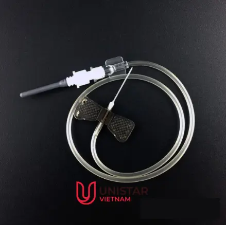 Kim lấy máu chân không loại cánh bướm ̣[Medisafe® Disposable Sterile Venous Blood Specimen Collection Needles] (Túi 100)