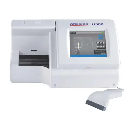 [G020304] G020304: 01 Máy phân tích nước tiểu Mission® U500, 01 x hộp 100 que thử Mission® 10 thông số (đóng lọ) (Gói 1)