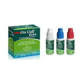 [G125-12H] Dung dịch chứng cho máy đo đường huyết [On Call®Extra Glucose Control Solution] (Hộp 3)