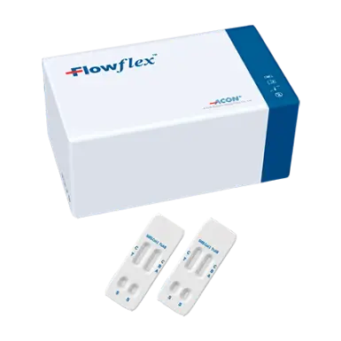 [L031-12075] Khay thử xét nghiệm định tính và phân biệt kháng nguyên SARS-CoV-2, Influenza A, Influenza B [Flowflex™ SARS-CoV-2 & Influenza A/B Ag Combo Rapid Test] (Hộp 25)