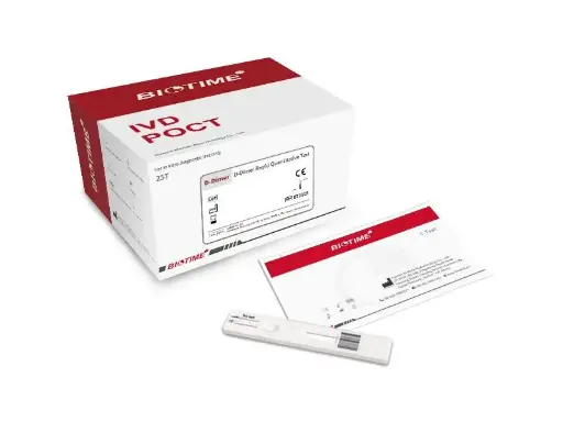 [BT2105] Thuốc thử xét nghiệm định lượng D-Dimer [Biotime™ D-Dimer Rapid Quantitative Test] (Hộp 25)