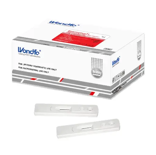 [W141-C] Khay thử xét nghiệm phát hiện kháng thể IgM kháng Enterovirus71 [Wondfo - Diagnostic Kit for IgM Antibody to Human Enterovirus71 (Immunochromatographic Assay)]