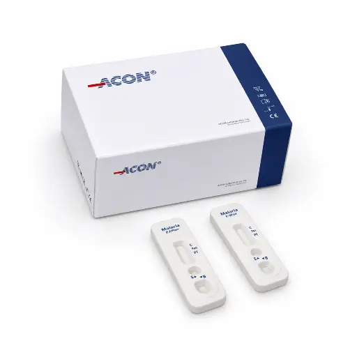 [L031-10911] Khay thử xét nghiệm định tính kháng nguyên Malaria P.f/Pan [ACON® Malaria P.f/Pan Antigen Rapid Test Cassette (Whole Blood)]