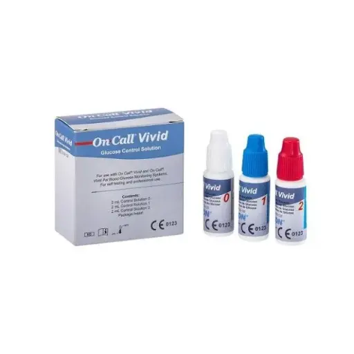 [G125-122] Dung dịch chứng cho máy đo đường huyết [On Call® Vivid Glucose Control Solution] (Hộp 3)